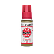 AK Interactive 17063 Quick Gen: Desert Yellow Acrylic Paint 18ml Bottle