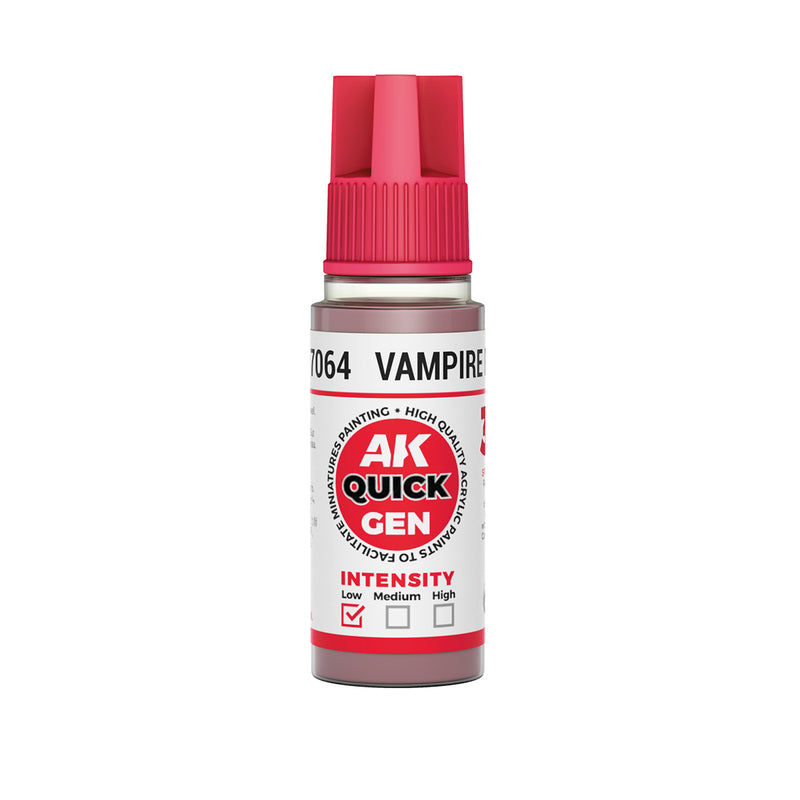 AK Interactive 17064 Quick Gen: Vampire Flesh Acrylic Paint 18ml Bottle