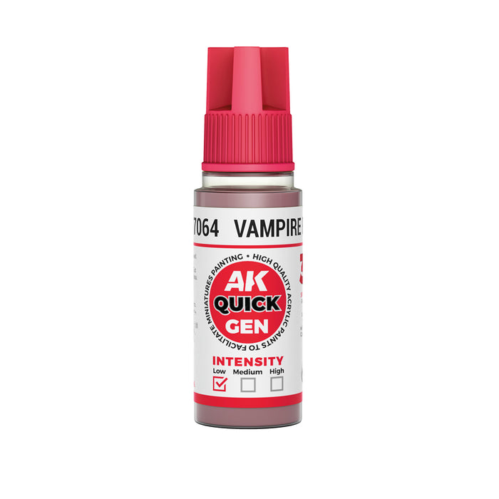 AK Interactive 17064 Quick Gen: Vampire Flesh Acrylic Paint 18ml Bottle