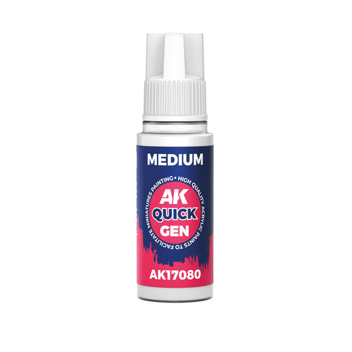 AK Interactive 17080 Quick Gen: Acrylic Medium 18ml Bottle