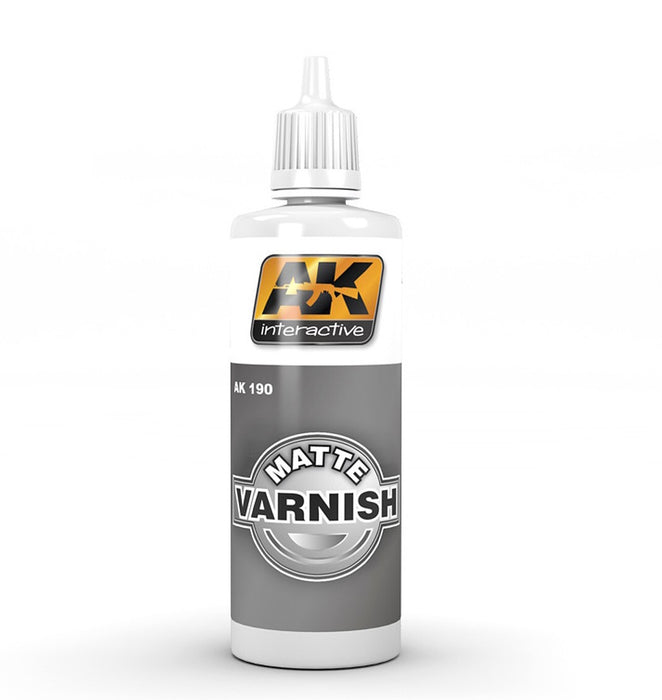 AK Interactive 190 Matte Acrylic Varnish 60ml Bottle