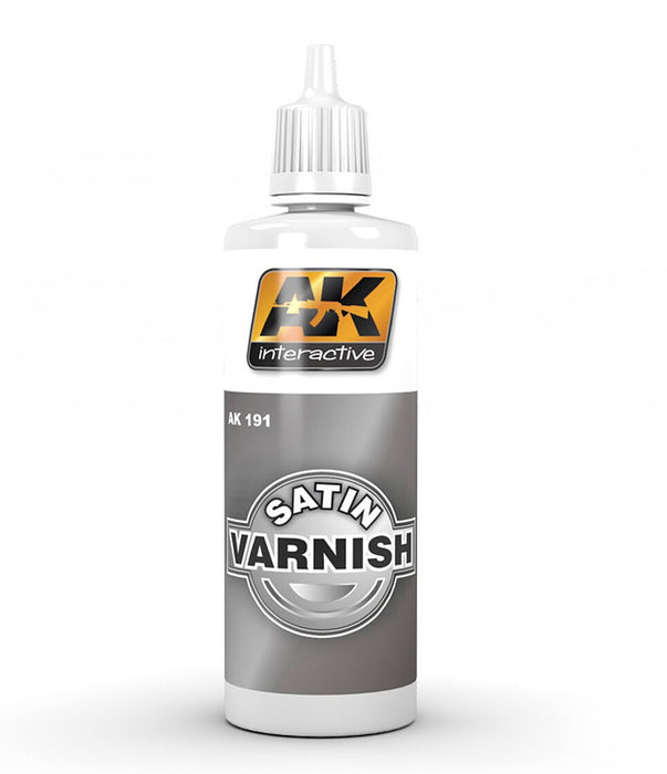 AK Interactive 191 Satin Acrylic Varnish 60ml Bottle