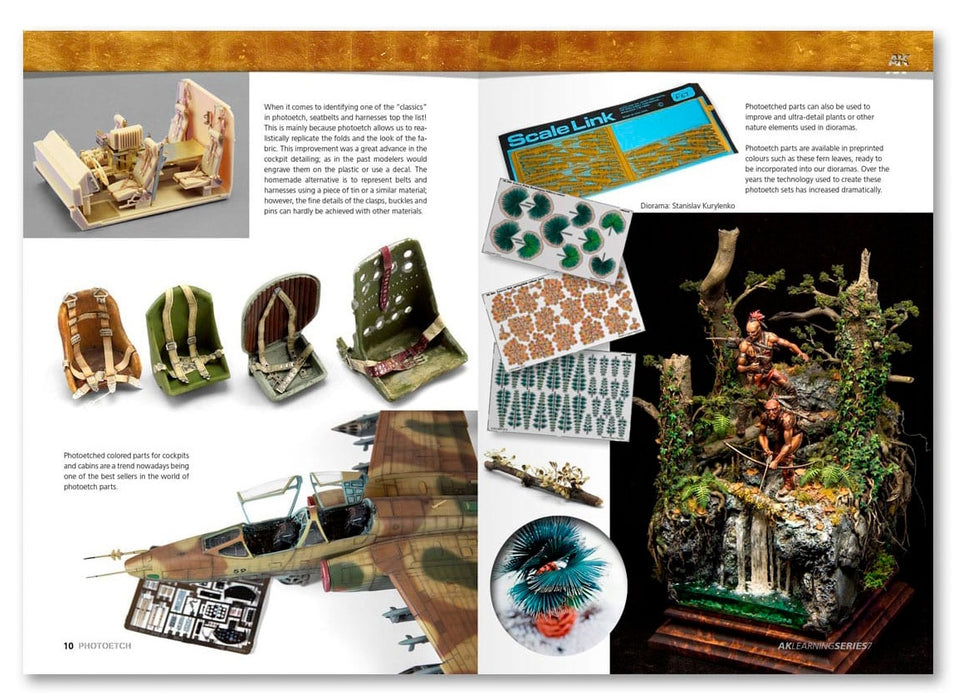 AK Interactive 244 Learning Series 7: Photo-Etched Parts Complete Guide Book