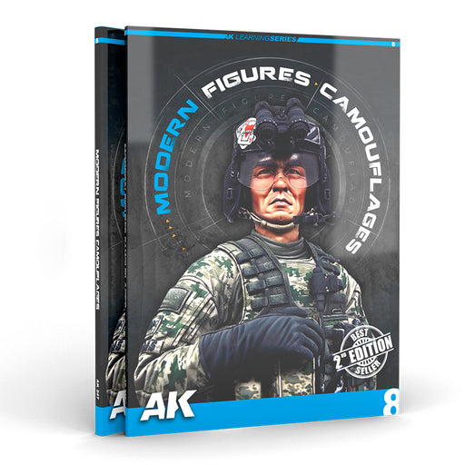 AK Interactive 247 Learning Series 8: Modern Figures Camouflages Book