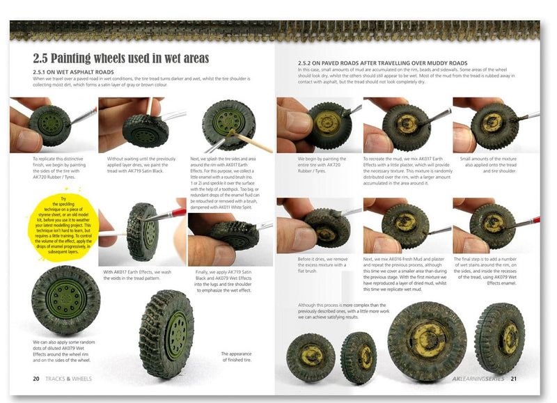 AK Interactive 274 Learning Series 3: Tracks & Wheels Guide Book
