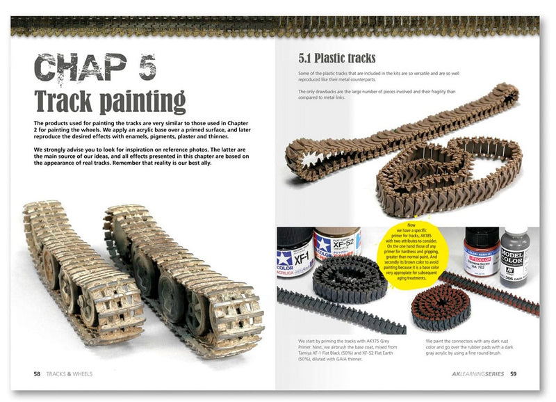 AK Interactive 274 Learning Series 3: Tracks & Wheels Guide Book