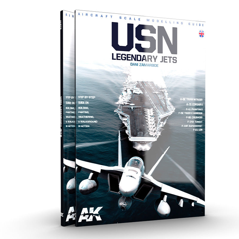 AK Interactive 278 USN Legendary Jets Aircraft Scale Modeling Guide Book