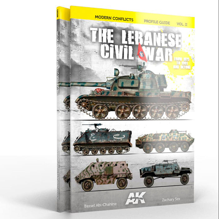 AK Interactive 285 Modern Conflicts Vol.2: The Lebanon Civil War Profile Guide Book