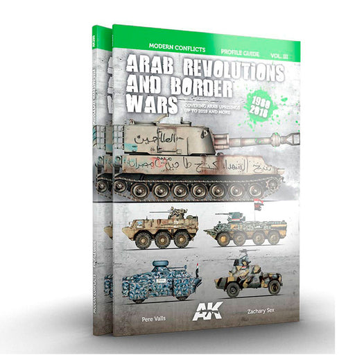 AK Interactive 286 Modern Conflicts Vol.3: Arab Revolutions & Border Wars 1980-2018 Profile Guide Book