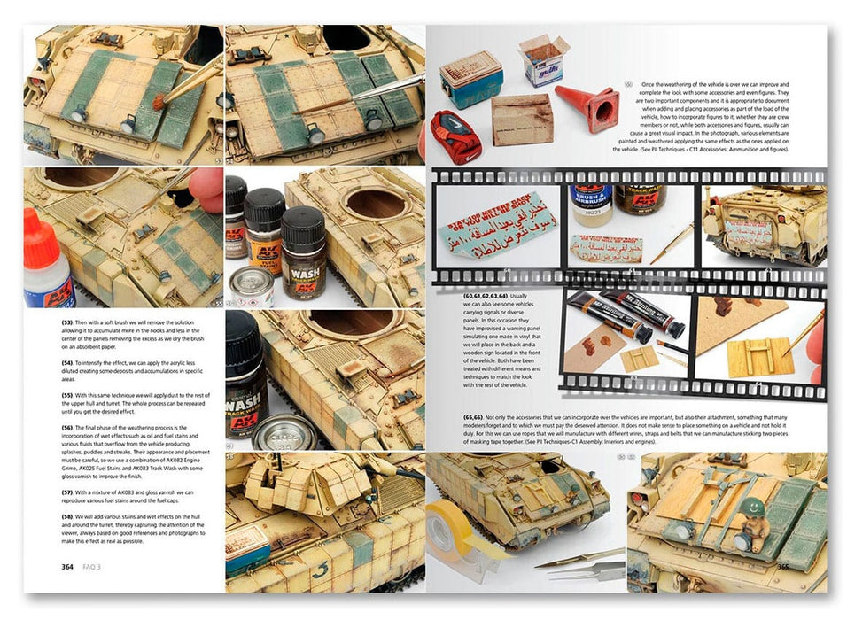 AK Interactive 288 FAQ 3 Modern AFV Painting Techniques Book
