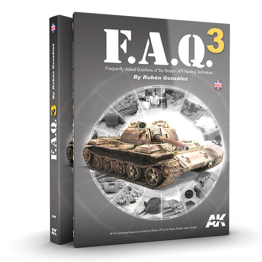 AK Interactive 288 FAQ 3 Modern AFV Painting Techniques Book