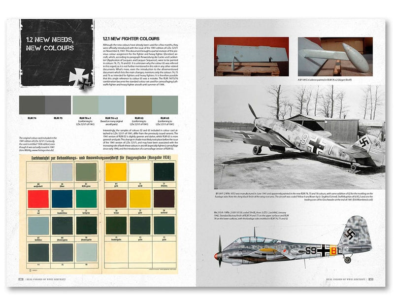 AK Interactive 290 Real Colors of WWII Aircraft Book
