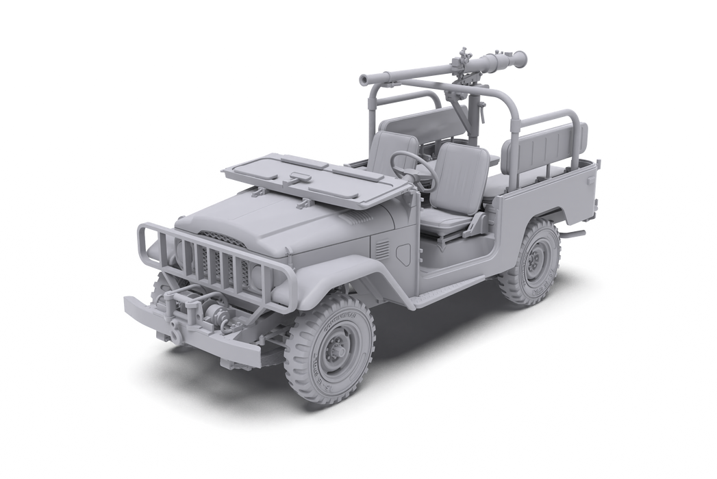 AK Interactive 35003 1/35 FJ43 Pickup Truck with SPG-9 Recoilless Gun Model Kit