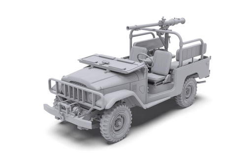 AK Interactive 35003 1/35 FJ43 Pickup Truck with SPG-9 Recoilless Gun Model Kit