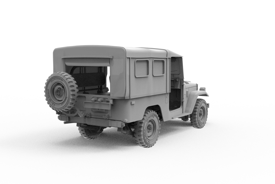 AK Interactive 35004 1/35 FJ43 SUV with Soft Top IDF & LAF Model Kit