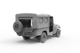 AK Interactive 35004 1/35 FJ43 SUV with Soft Top IDF & LAF Model Kit