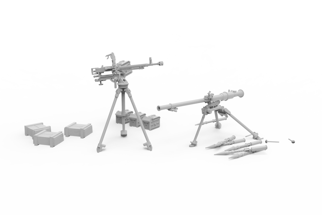 AK Interactive 35005 1/35 Infantry Support Weapons DShKM & SPG-9 Scale Model Kit