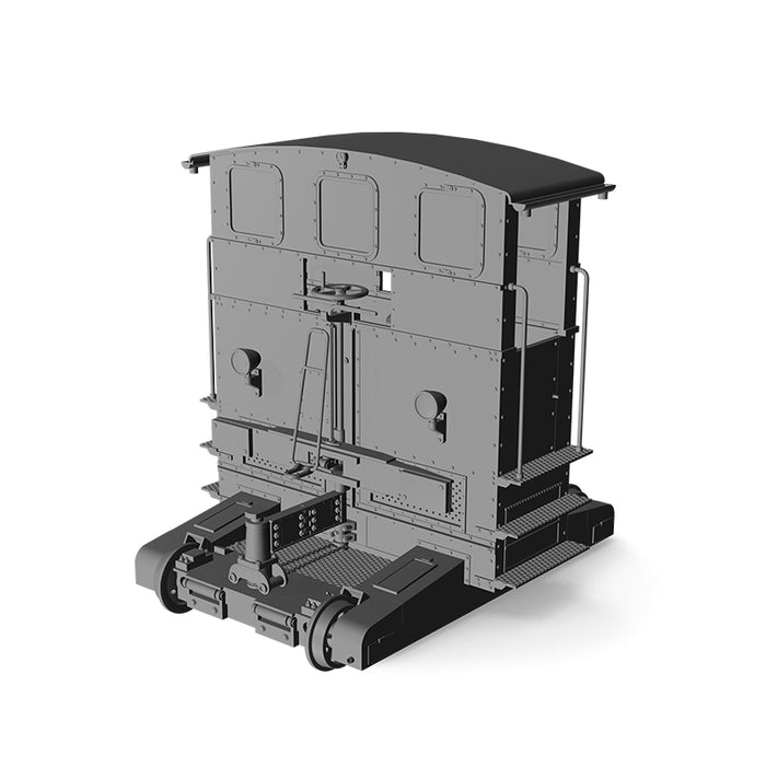 AK Interactive 35009 1/35 Automotore FS 206/207/208 Sogliola Rail Shunter Locomotive Model Kit with Track Section & Figure