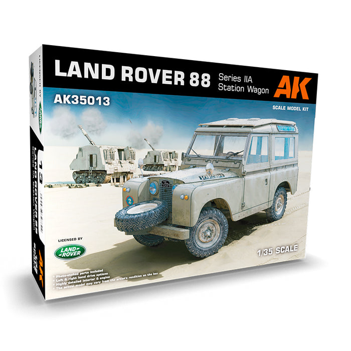 AK Interactive 35013 1/35 Land Rover 88 Series IIA Station Wagon Model Kit
