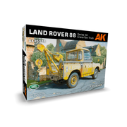 AK Interactive 35014 1/35 Land Rover 88 Series IIA Crane-Tow Truck Model Kit