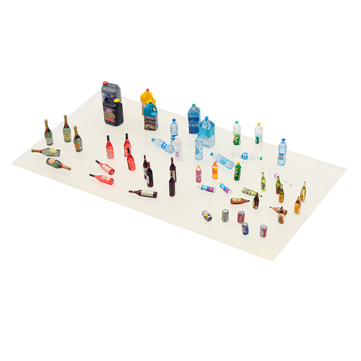 AK Interactive 35018 1/35 Bottles & Cans Various Sizes (60) Model Kit