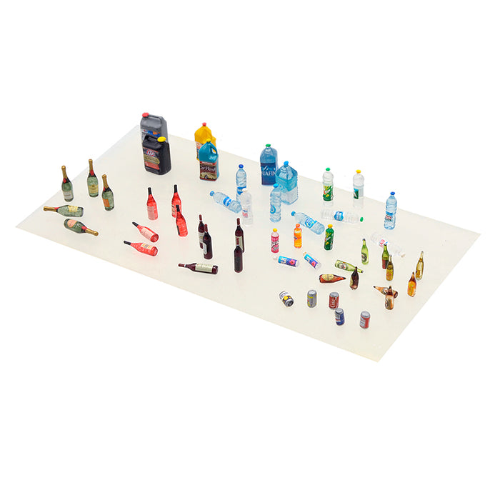AK Interactive 35018 1/35 Bottles & Cans Various Sizes (60) Model Kit