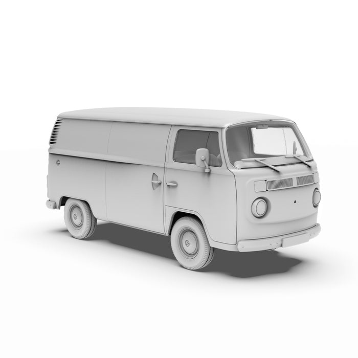 AK Interactive 35025 1/35 VW T2 Model 1972 Commercial Van Model Kit