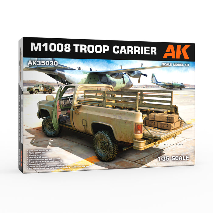 AK Interactive 35030 1/35 M1008 Troop Carrier Truck Model Kit