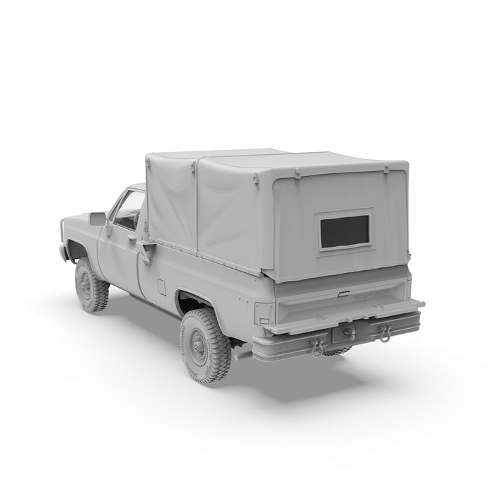 AK Interactive 35031 1/35 M1008 Troop Carrier Truck with Tarp Cover Model Kit