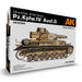 AK Interactive 35504 1/35 PzKpfw IV Ausf D DAK Tank Model Kit