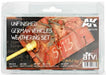 AK Interactive 4176 AFV Series: Unfinished German Vehicles Weathering Enamel Set (4 Colors, 2 Pencils)