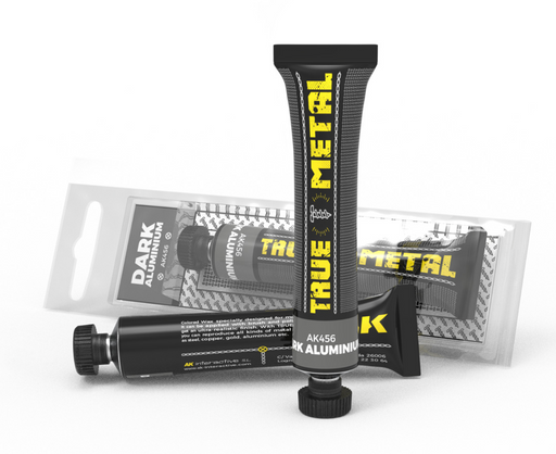 AK Interactive 456 True Metal Wax Dark Aluminum 20ml Tube