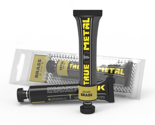 AK Interactive 460 True Metal Wax Brass 20ml Tube — White Rose Hobbies