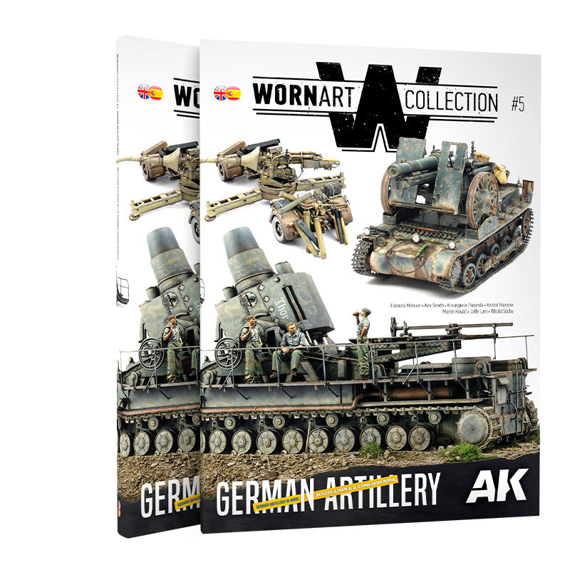 AK Interactive 4907 Worn Art Collection 5: German Artillery Techniques Book