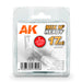 AK Interactive 505 Mix N' Ready 17ml Empty Bottles w/Stainless Steel Shaker Ball