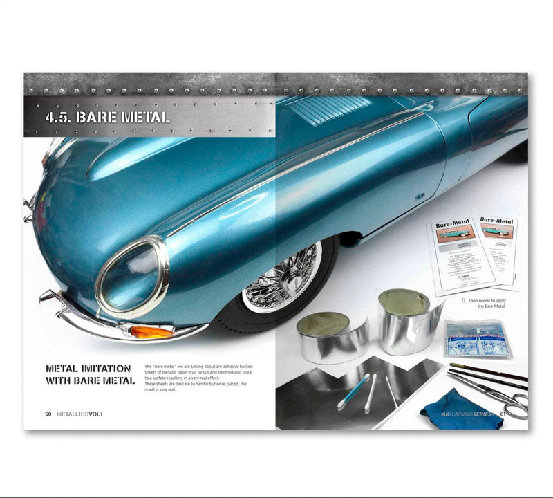 AK Interactive 507 Metallics Vol.1 Learning Series Book