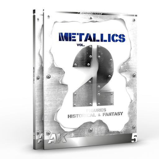 AK Interactive 508 Learning Series 5: Metallics Vol.2 Book