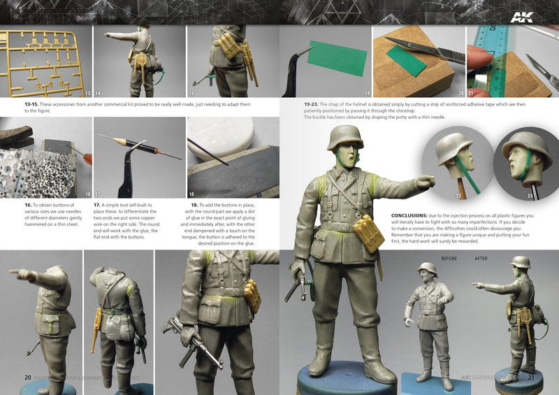 AK Interactive 512 Learning Series 11: Figure Sculpting & Converting Techniques Book