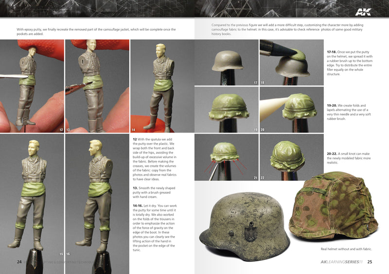 AK Interactive 512 Learning Series 11: Figure Sculpting & Converting Techniques Book