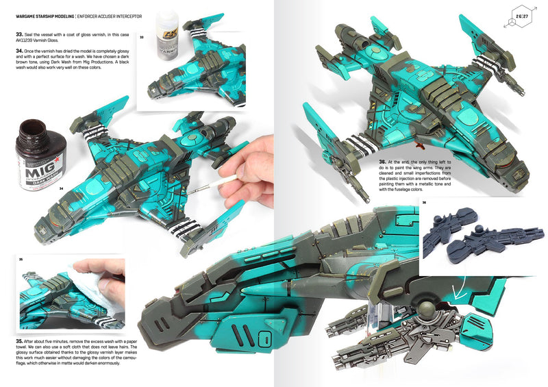 AK Interactive 590 Learning Wargames 1: Starship Techniques Beginner Book