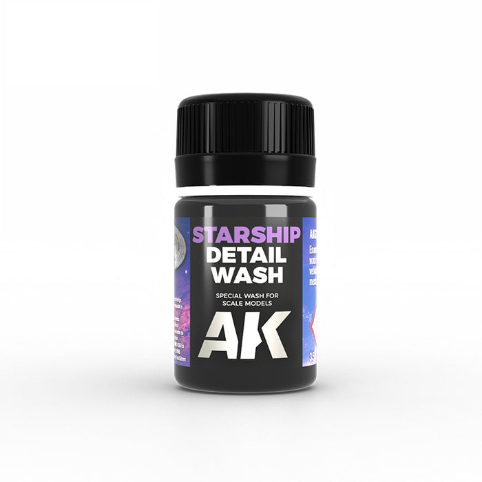 AK Interactive 636 Starship Detail Wash Enamel 35ml Bottle