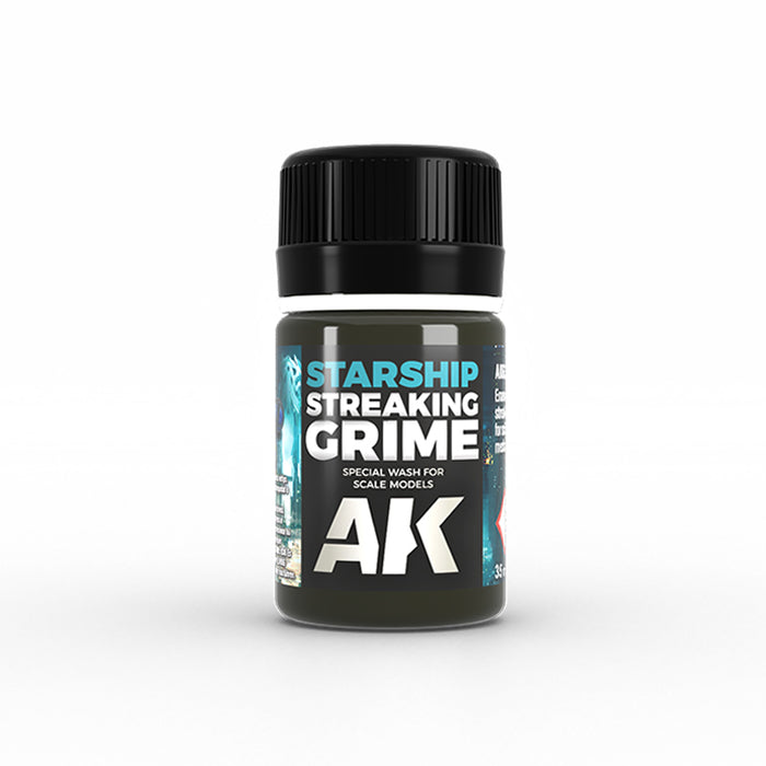 AK Interactive 637 Starship Streaking Grime Enamel Paint 35ml Bottle