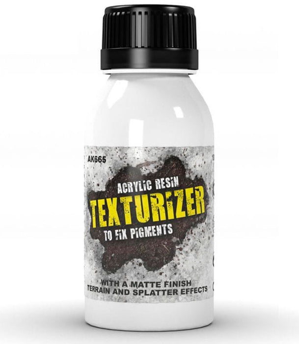 AK Interactive 665 Texturizer Acrylic Resin for Pigments 100ml Bottle