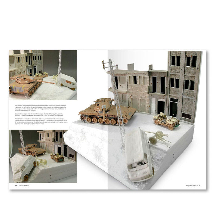 AK Interactive 8000 FAQ Dioramas Complete Guide Book for Building Detailed Dioramas