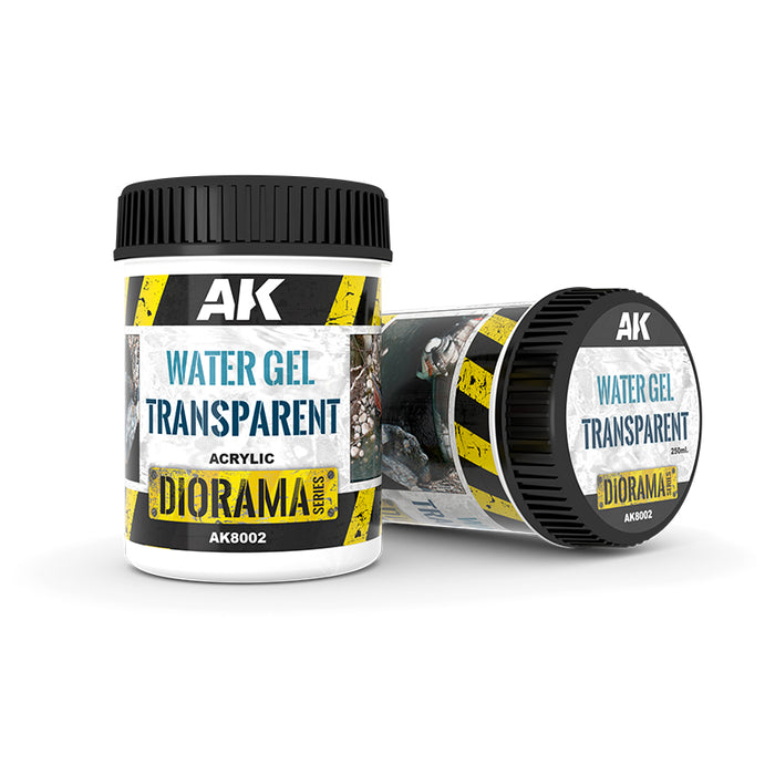 AK Interactive 8002 Diorama Series: Water Gel Transparent Acrylic 250ml Bottle