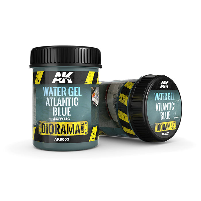 AK Interactive 8003 Diorama Series: Water Gel Atlantic Blue Acrylic 250ml Bottle