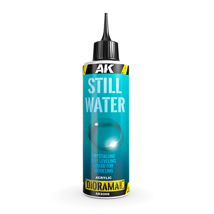AK Interactive 8008 Diorama Series: Still Water Effect Liquid Crystalline Acrylic 250ml Bottle