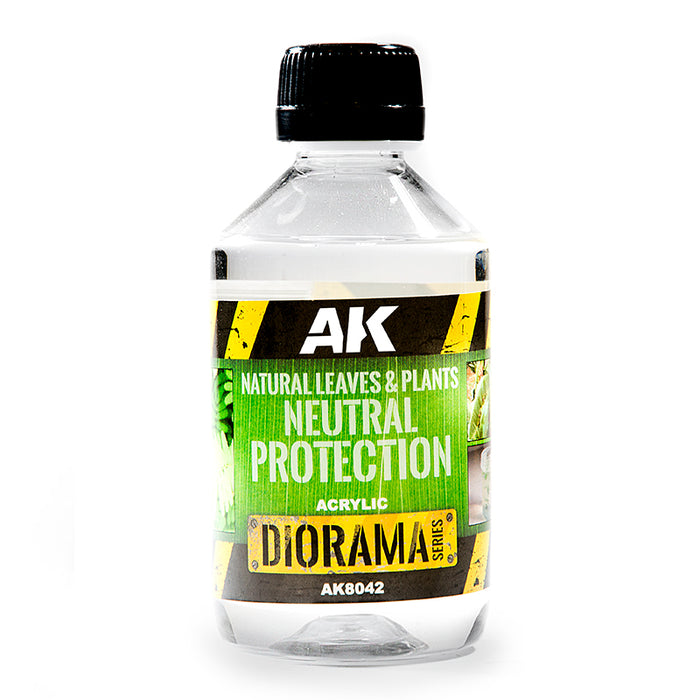 AK Interactive 8042 Diorama Series: Natural Leaves & Plants Neutral Protection Acrylic 250ml Bottle