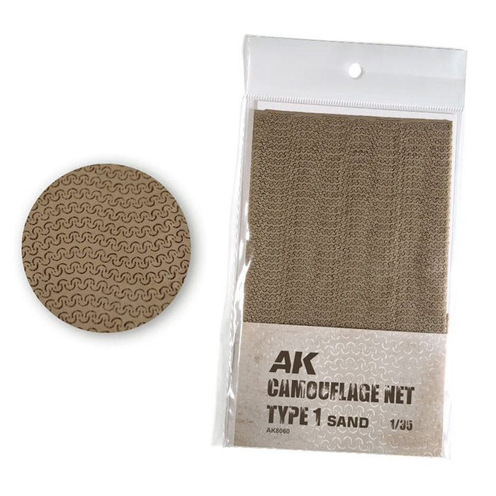 AK Interactive 8060 Camouflage Net Type 1 Sand