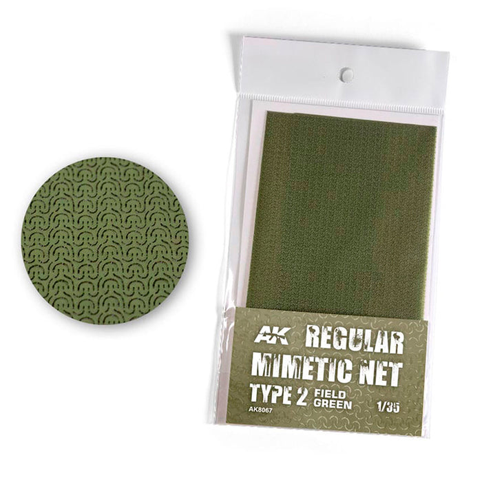 AK Interactive 8067 Camouflage Net Type 2 Field Green
